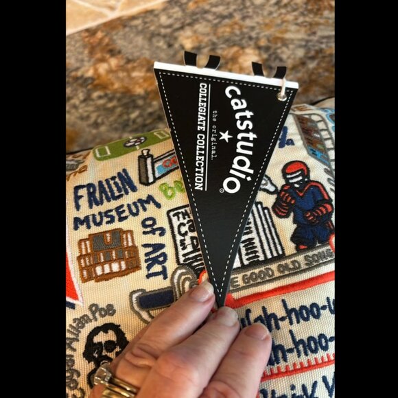 NEW NWT University of Virginia UVA Pillow by Catstudio $216 - Picture 3 of 7